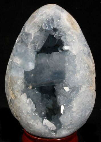 Gorgeous Celestine (Celestite) Geode Egg - Madagascar #37070